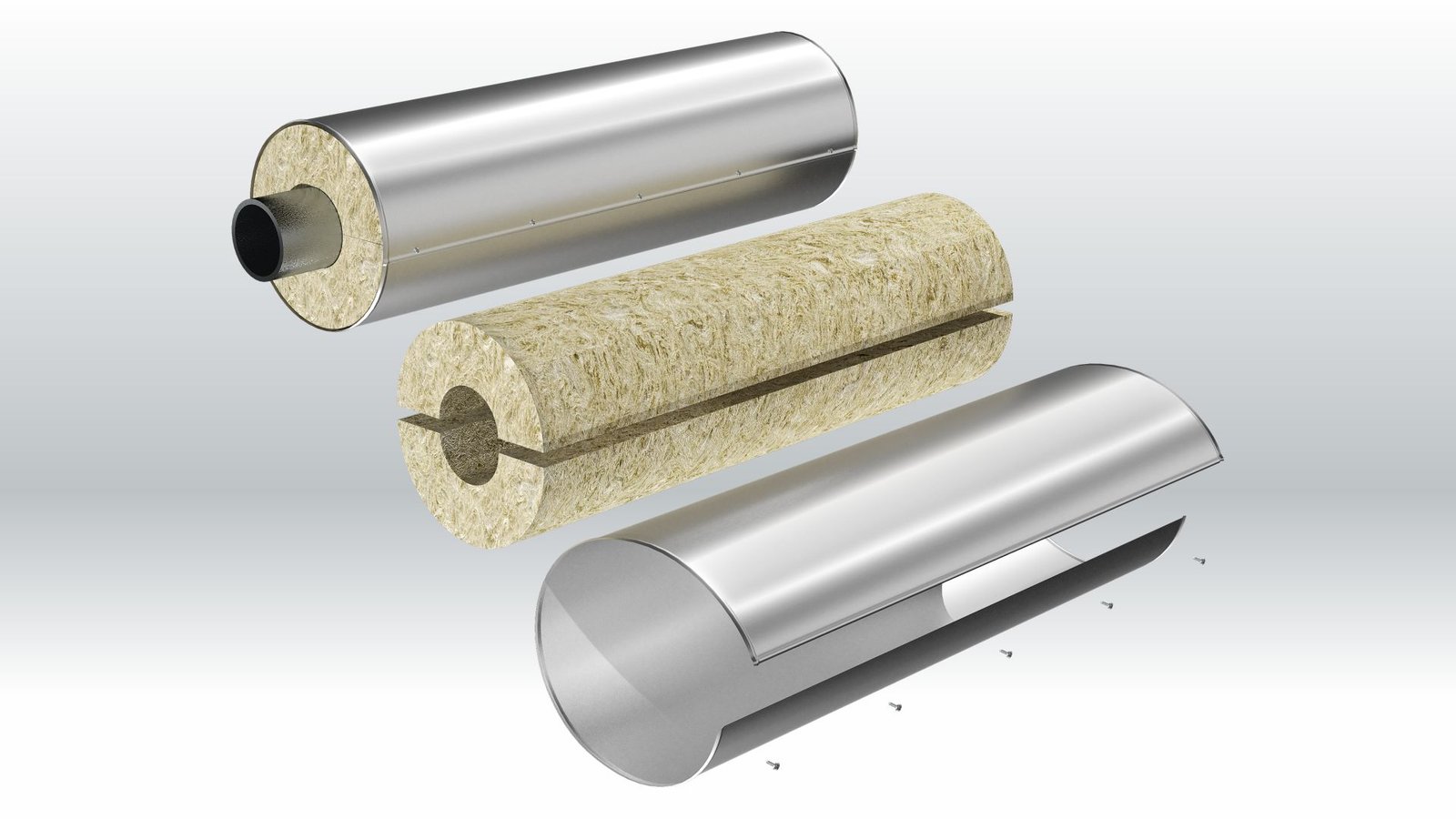 أغلفة للأنابيب المستقيمة