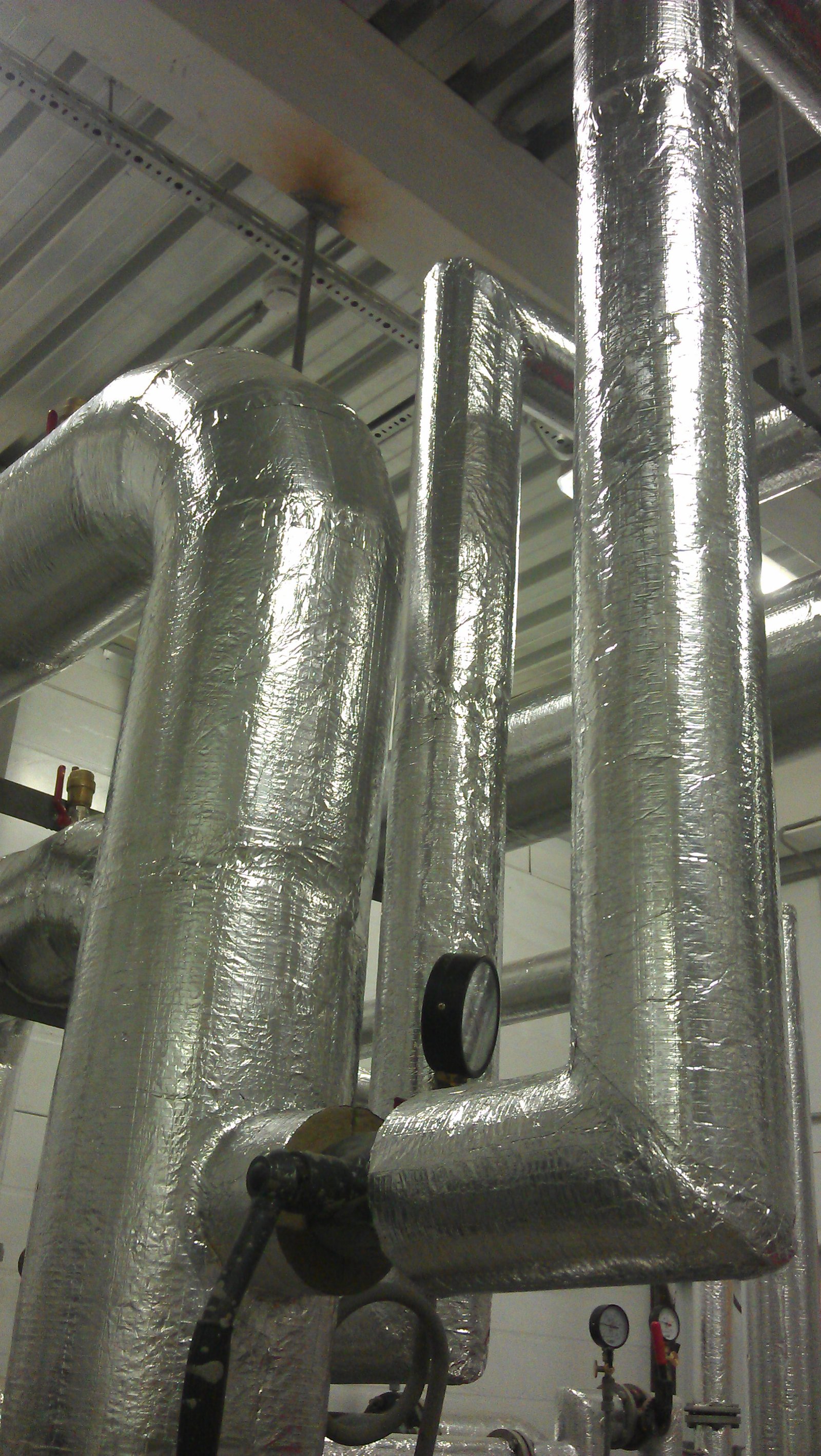 عزل صوف صخري بطبقة ألومنيوم